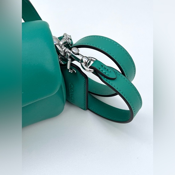 COACH Aqua Soft Pillow Tabby 18 In Nappa Leather - Picture 4 of 12